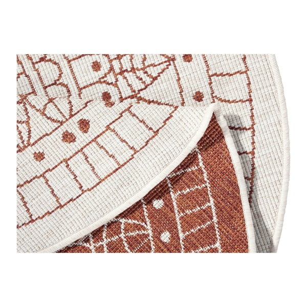 Tappeto rosso per esterni , ø 140 cm Porto - NORTHRUGS-image-3