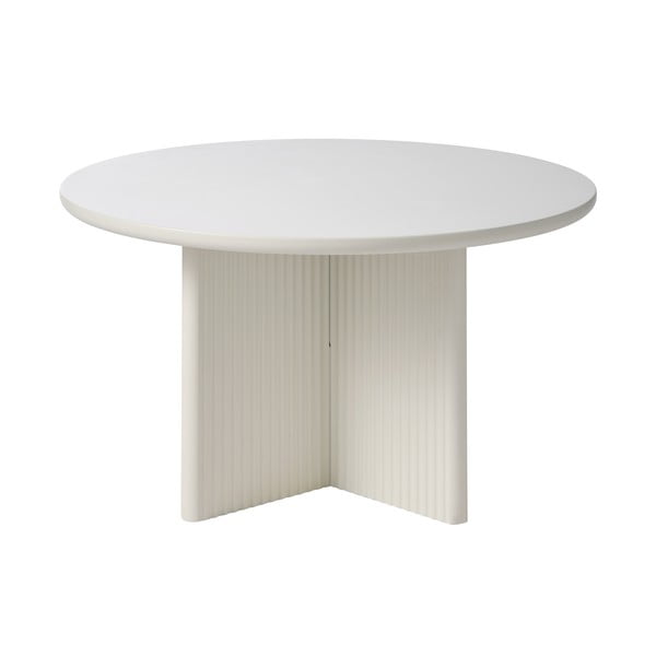 Tavolino rotondo grigio chiaro ø 80 cm Palma - Unique Furniture