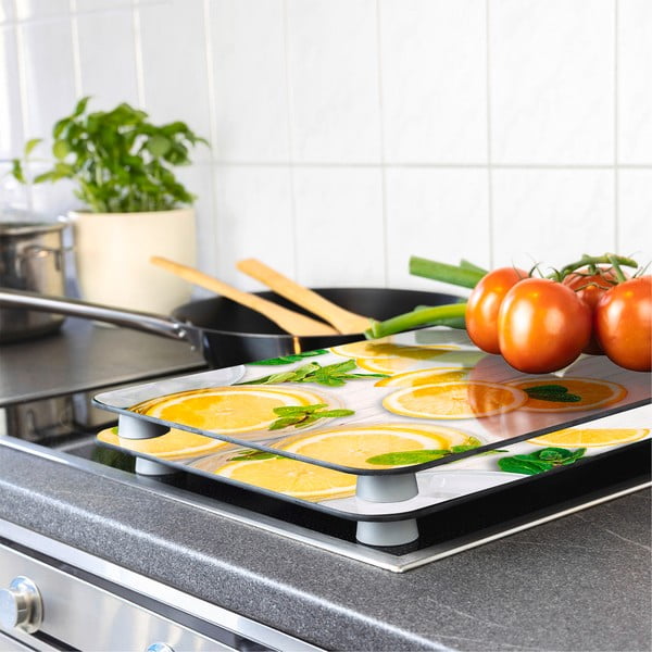 Coprifuoco in vetro temperato in set da 2 52x30 cm Lemons - Wenko-image-1