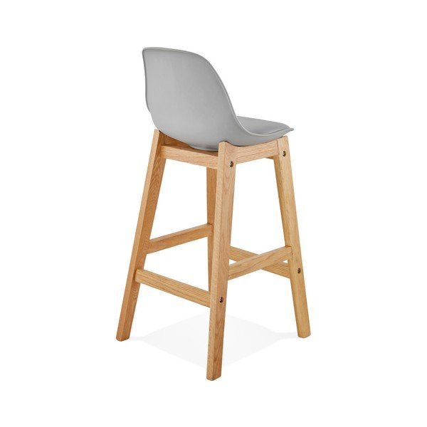 Sgabello da bar grigio, altezza 86,5 cm Elody - Kokoon-image-1