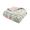 Copriletto verde-rosa per letto matrimoniale 220x230 cm Clarence Floral - Catherine Lansfield