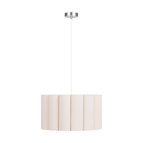 Lampadario beige in lino ø 45 cm Watton – House Nordic