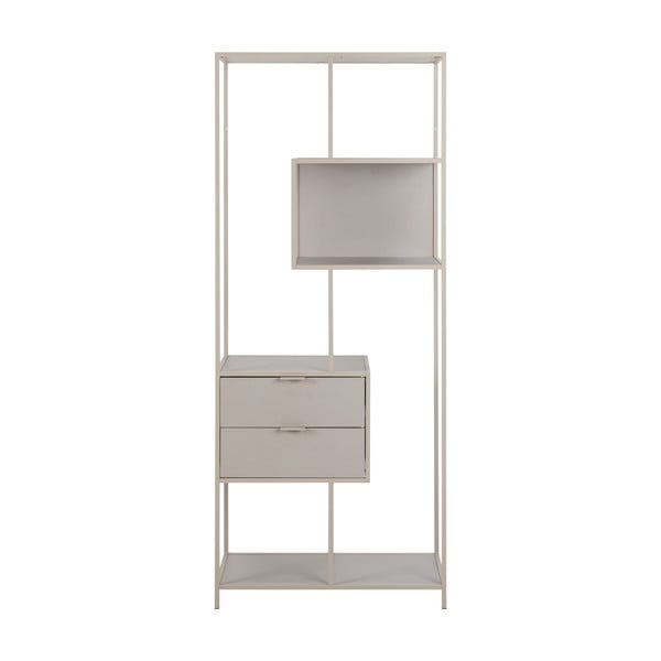 Libreria grigia 77x185x35 cm Seaford - Actona