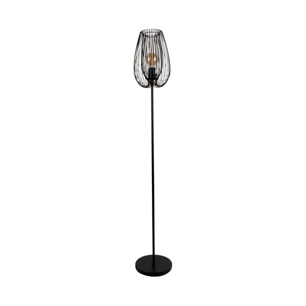 Lampada da terra nera, altezza 150 cm Lucid - Leitmotiv