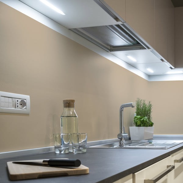 Adesivo murale 200x60 cm Taupe - Ambiance-image-2