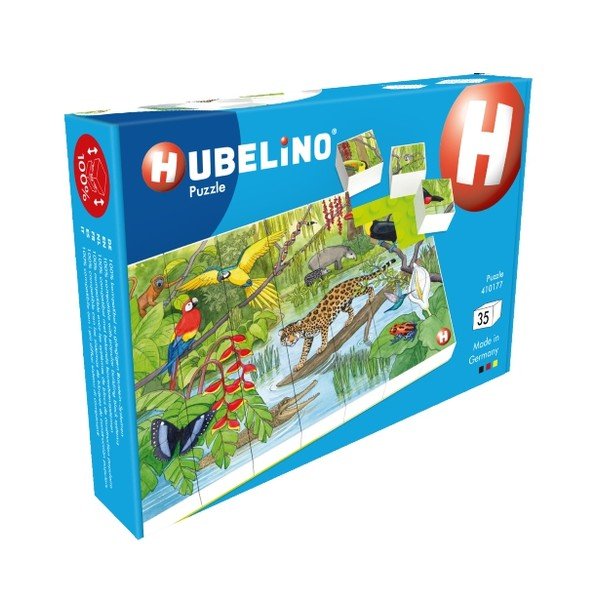 Puzzle della foresta pluviale per bambini - Hubelino-image-3