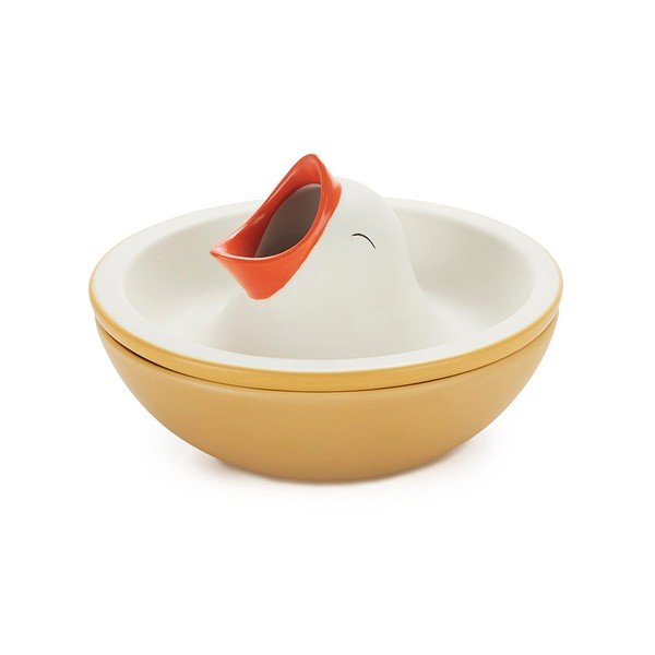 Ciotolina da portata gialla/bianca in ceramica 250 ml Hungry Bird – Balvi