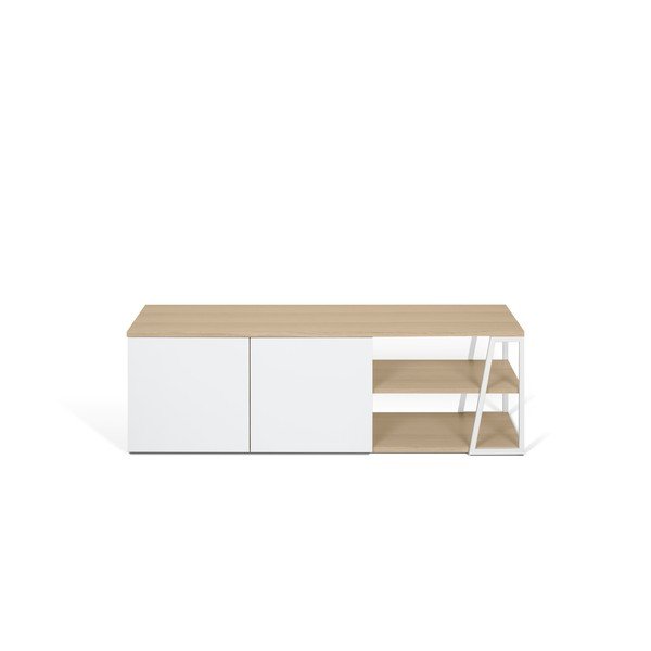 Tavolo TV bianco 145x45 cm Albi - TemaHome