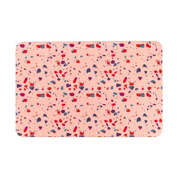 Tappetino da bagno rosa chiaro 39x60 cm Terrazzo - Artsy Doormats