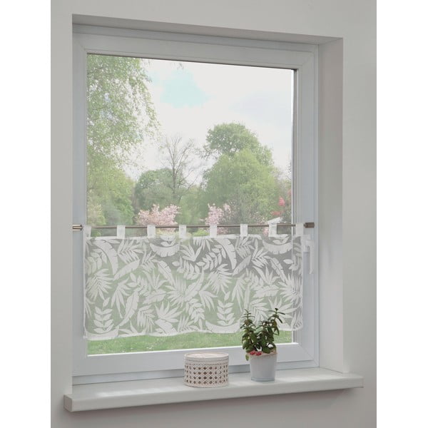 Tenda sottile bianca/grigia 120x45 cm Calista – Sehlbach-image-1