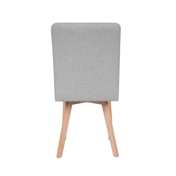 Sedia da pranzo grigio chiaro Tulip - Mazzini Sofas-image-4