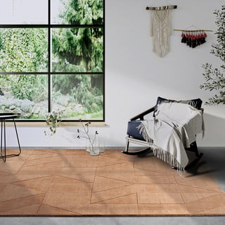 Tappeto marrone in lana tessuto a mano 160x230 cm Ursule - Villeroy&Boch