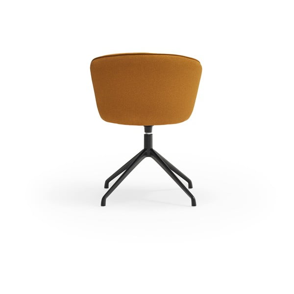 Set di sedie da pranzo color senape in imbottito 2 pz Add – Teulat-image-3