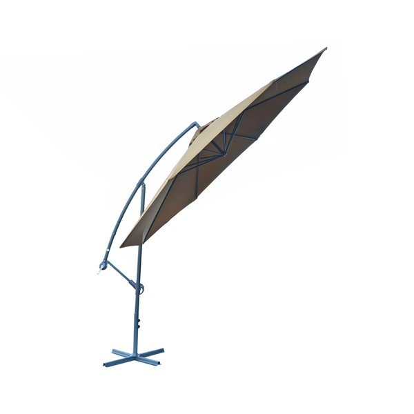 Ombrellone marrone ø 350 cm - Rojaplast-image-2