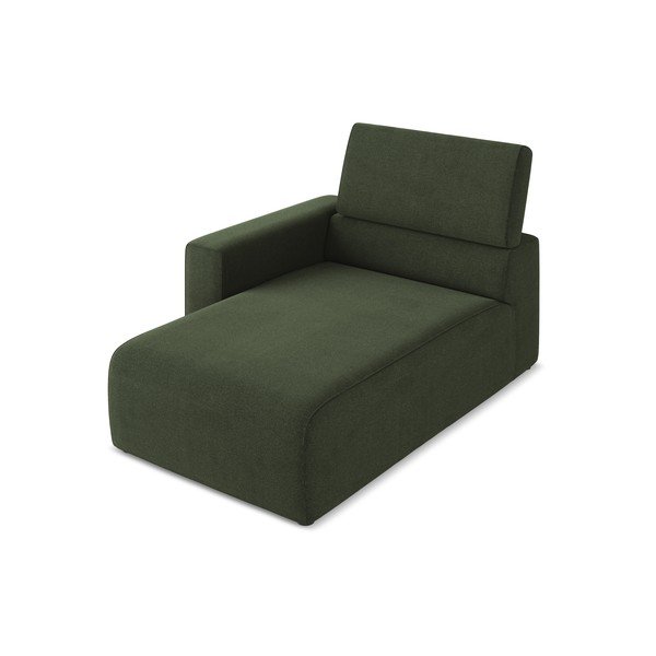 Parte divano componibile verde (con penisola a sinistra) Kalea – Makamii-image-2