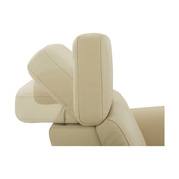 Divano in similpelle bianco 158 cm Capena - Støraa-image-4