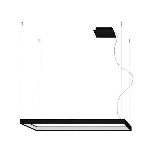 Lampadario LED nero in metallo TUULA – Thoro
