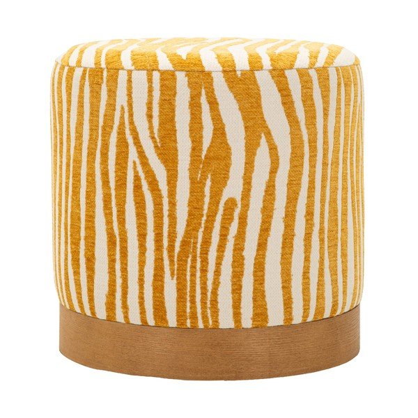 Poggiapiedi color senape Savana – Mauro Ferretti