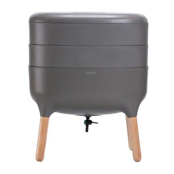 Compostiera grigia 21,7 l Urbalive – Plastia