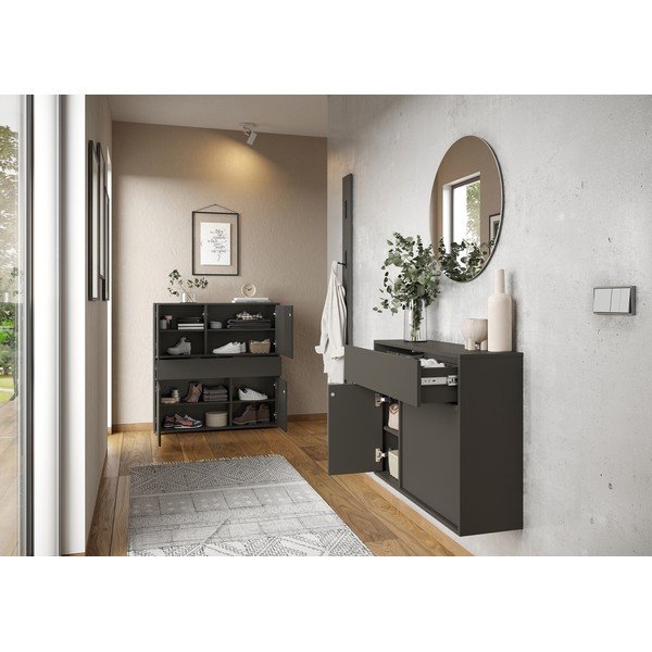 Set da corridoio color antracite Ameca 2.0 - Germania-image-2