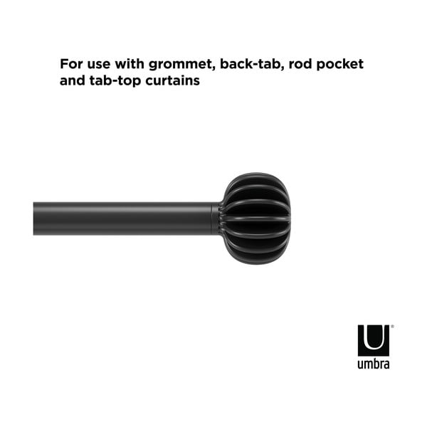 Mantovana estensibile in acciaio 107 - 305 cm Finn - Umbra-image-4