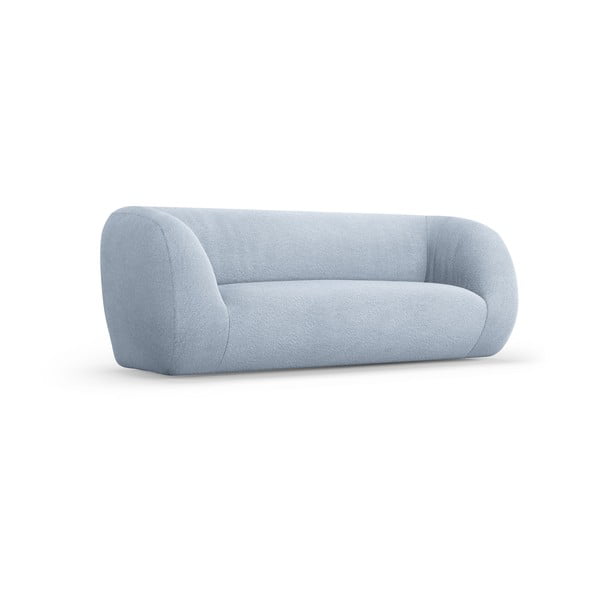 Divano bouclé azzurro 210 cm Essen - Cosmopolitan Design-image-2