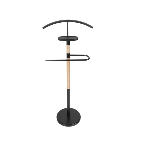 Maggiordomo muto nero con dettagli in legno Abito da ragazzo Fushion - Leitmotiv