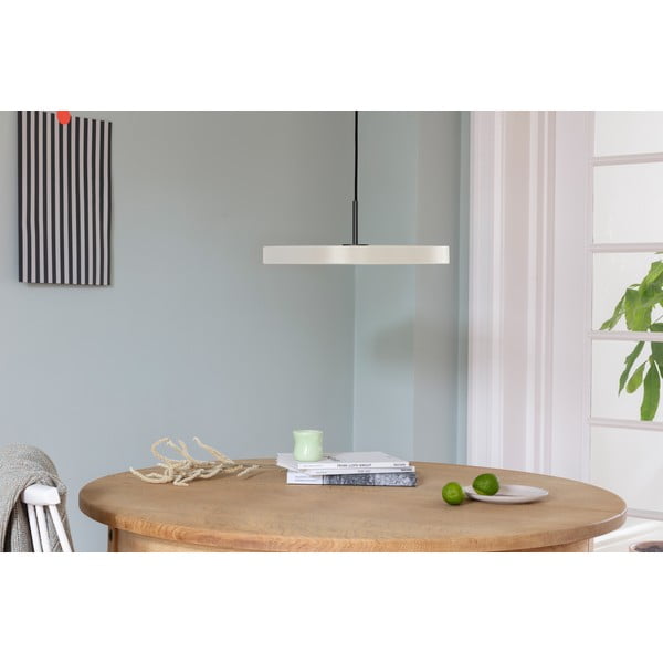 Lampada a sospensione LED crema con paralume in metallo ø 43 cm Asteria Medium - UMAGE-image-1