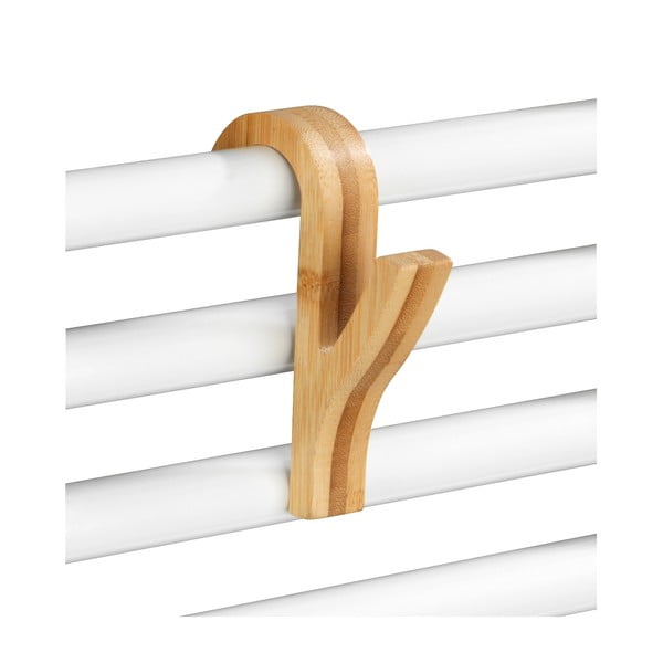Ganci in bambù in colore naturale in set di 2 pezzi - Wenko-image-2