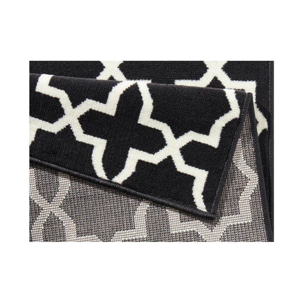 Runner in bianco e nero , 80 x 350 cm Basic Glam - Hanse Home-image-3