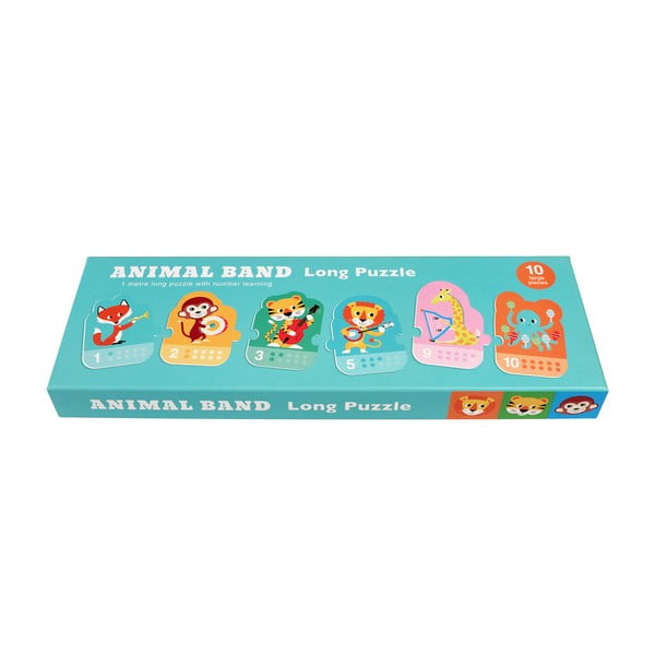 Puzzle 10 pezzi Animal Band - Rex London-image-3