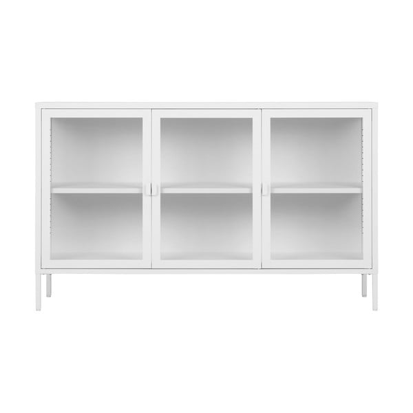 Vetrina in metallo bianco 140x85 cm Brisbane - House Nordic