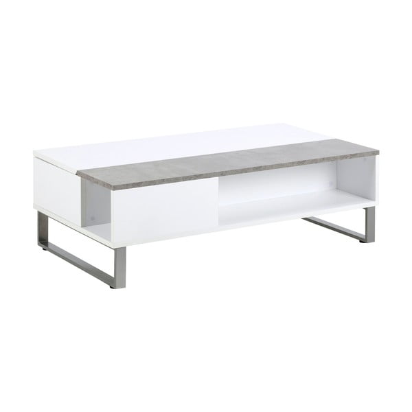 Tavolino bianco e grigio Azalea - Actona