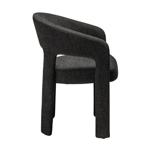 Sedia da pranzo nera con braccioli Splendor – DAN-FORM Denmark-image-2