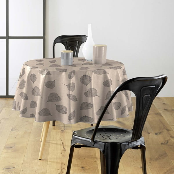 Tovaglia adatta per pulizia con panno umido ø 160 cm Feuillys – douceur d'intérieur-image-2