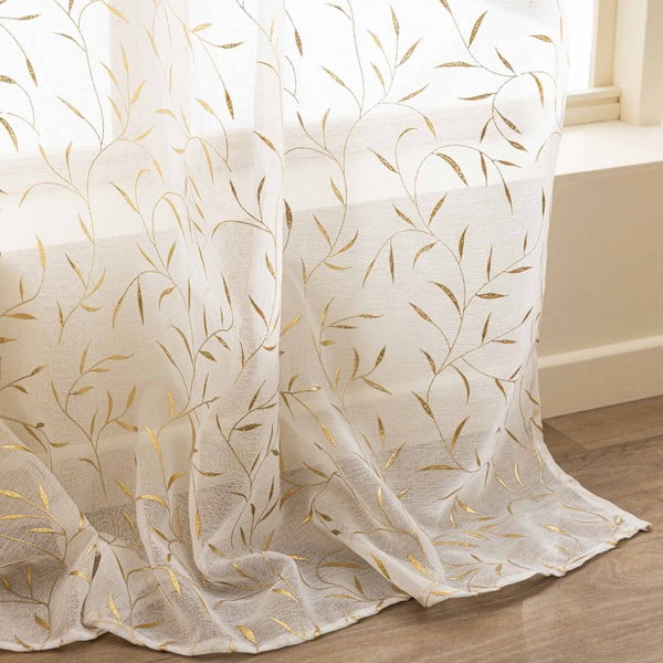 Tenda in beige e oro 140x240 cm Maissa - douceur d'intérieur-image-2