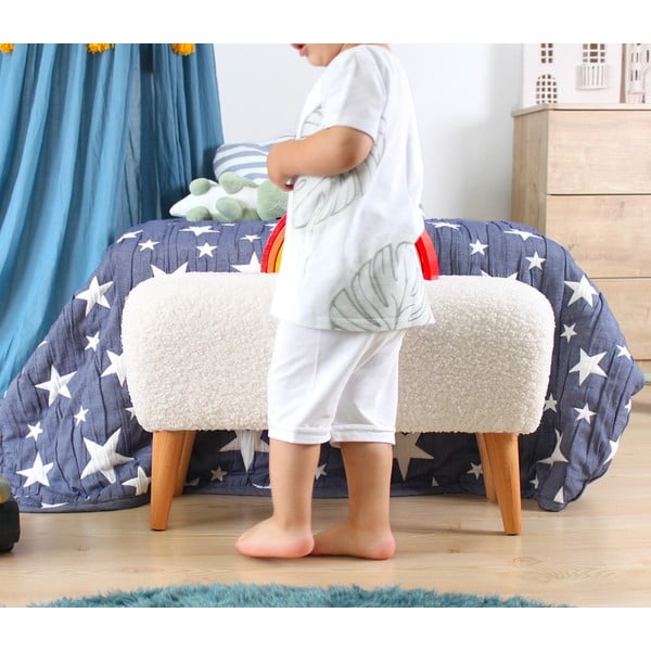 Pouf bianco per bambini Moouv - Artie-image-2