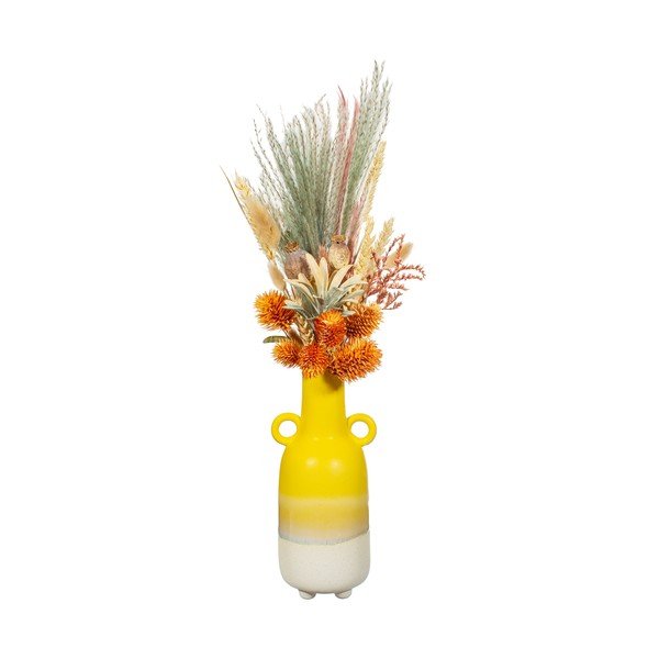 Vaso in gres giallo Mojave - Sass & Belle-image-2