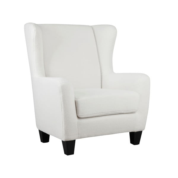 Poltrona in velluto bianco Zhili - Støraa-image-4