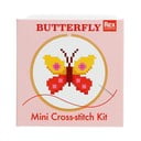 Set creativo punto-croce Cross-stitch Kit Butterfly - Rex London