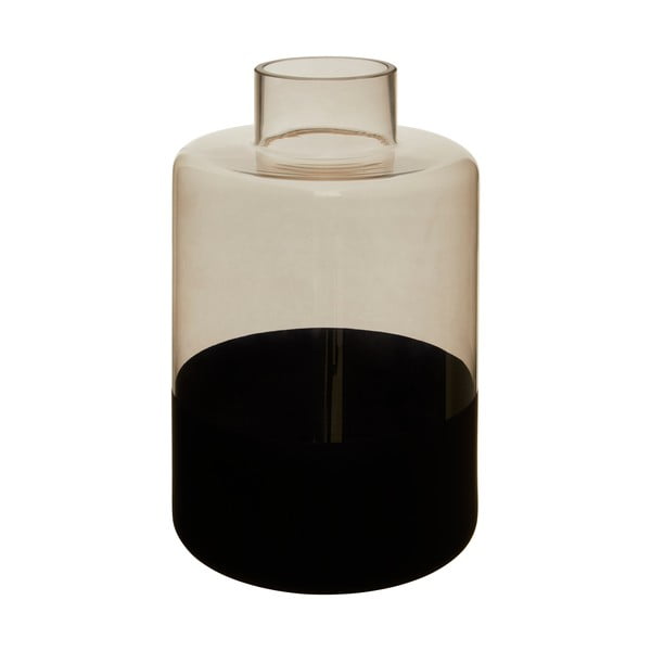 Vaso in vetro con dettagli neri Premier Houseware Cova, altezza 32 cm - Premier Housewares