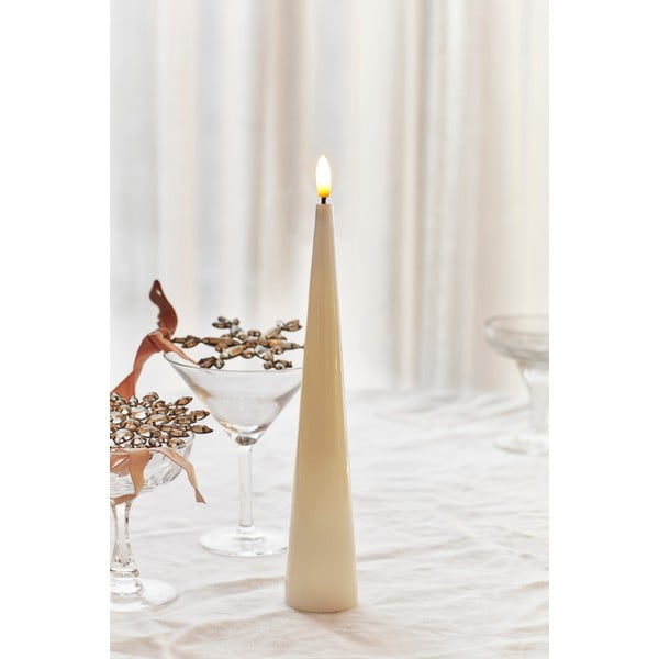 Candela a LED con alimentazione a batteria (altezza totale 26 cm) Sille – Sirius-image-1