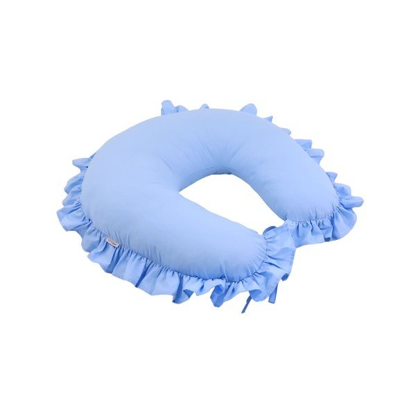 Cuscino per allattamento blu - Mila Home-image-1
