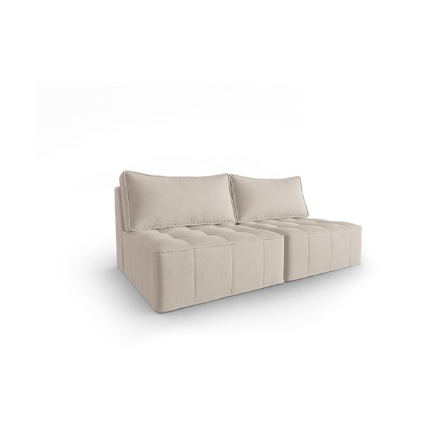 Divano beige 160 cm Mike - Micadoni Home-image-2