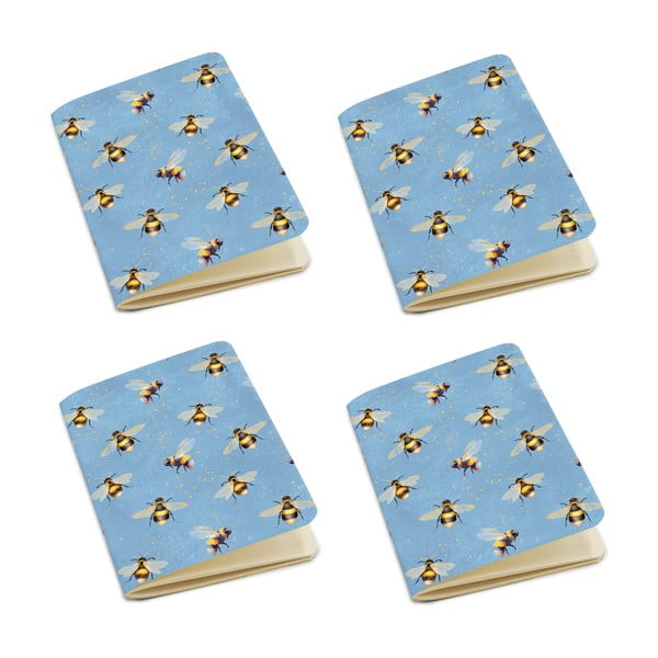 Quaderni di lavoro in set di 4 192 pagine formato A6 Bees - Kartos-image-2