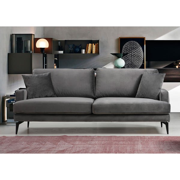 Divano grigio 205 cm Papira - Balcab Home-image-2