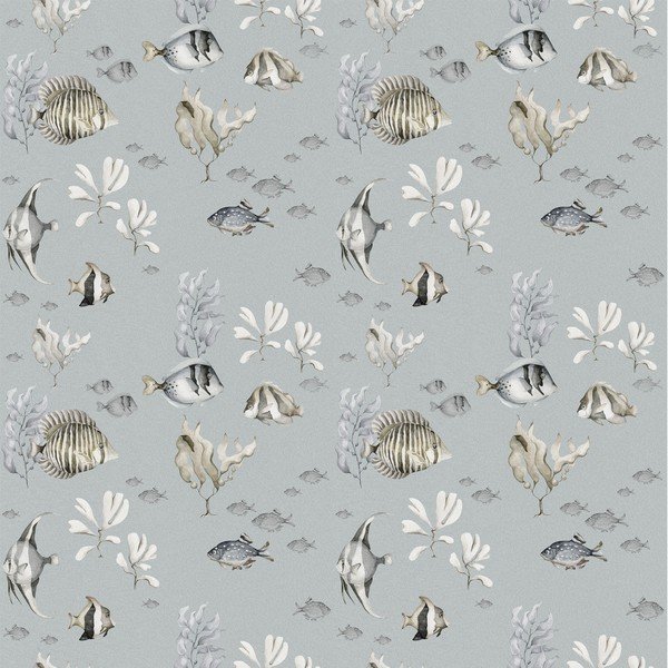 Carta da parati per bambini 50 cm x 280 cm Fish - Dekornik