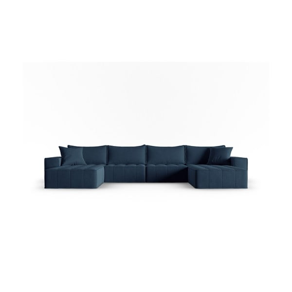 Divano angolare blu Mike - Micadoni Home