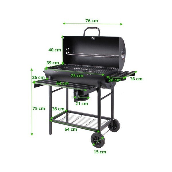 Grill da giardino a carbonella - Cattara-image-2