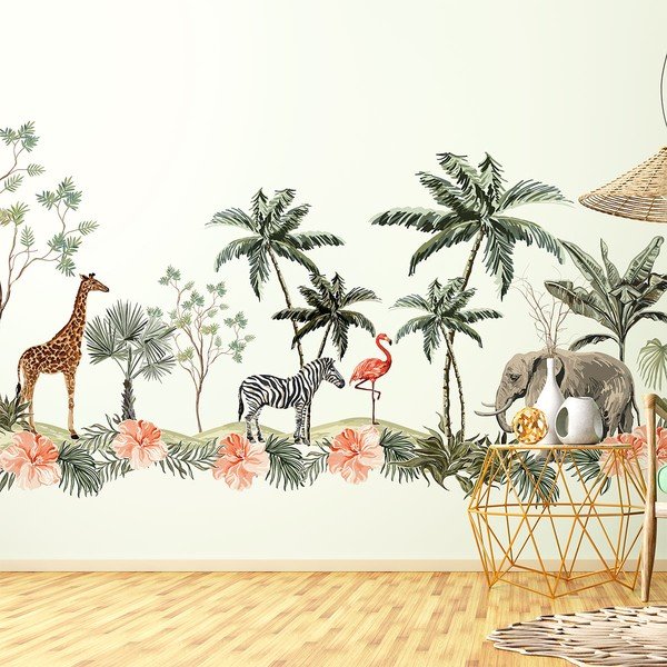 Adesivi murali decorativi africani - Ambiance-image-2